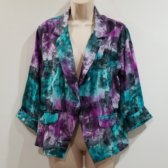 Hp🕺💃Pretty Rebellious women's multi color blazer - Picture 4 of 8